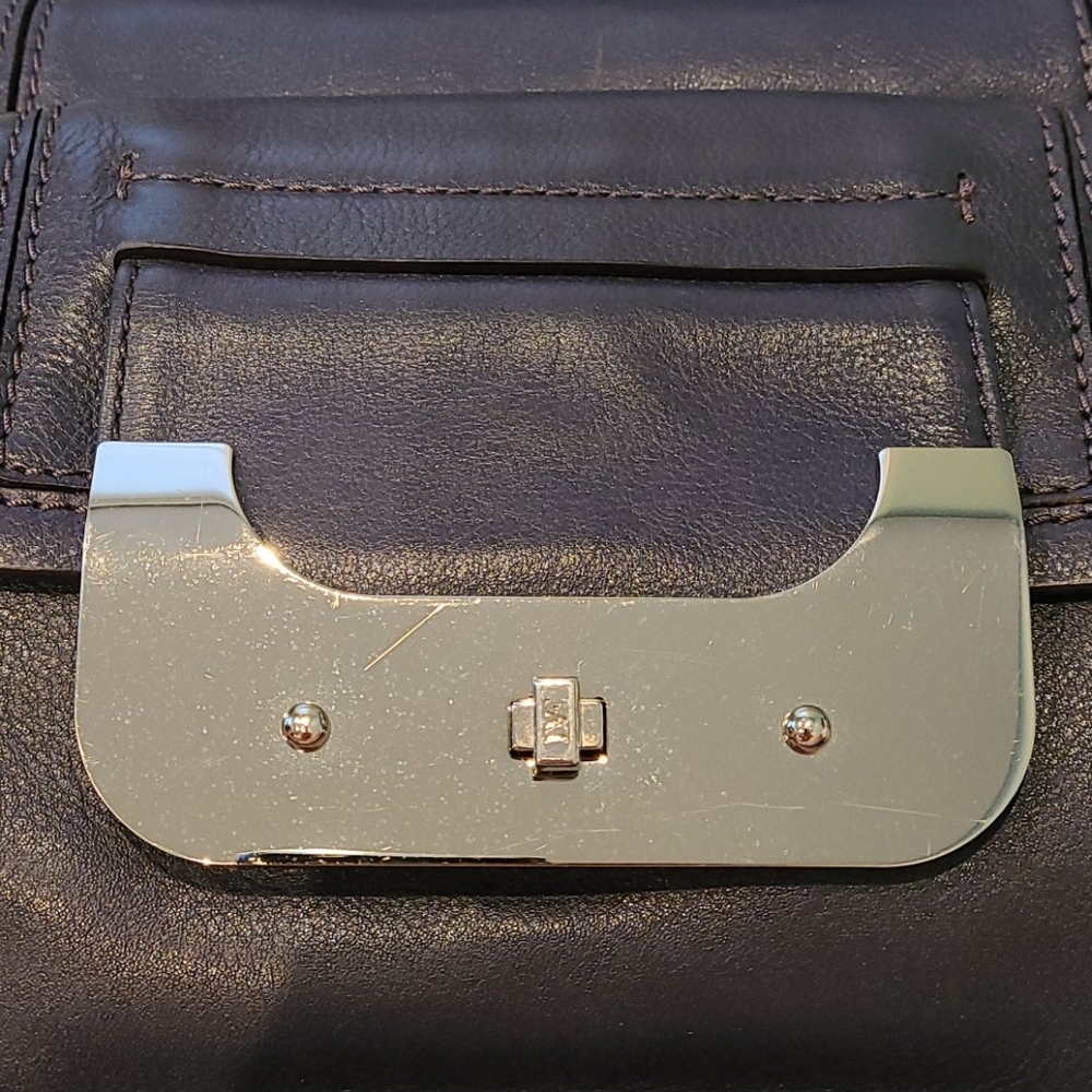 DVF Blue Harper Anna Medium Tote Bag - Picture 8 of 13